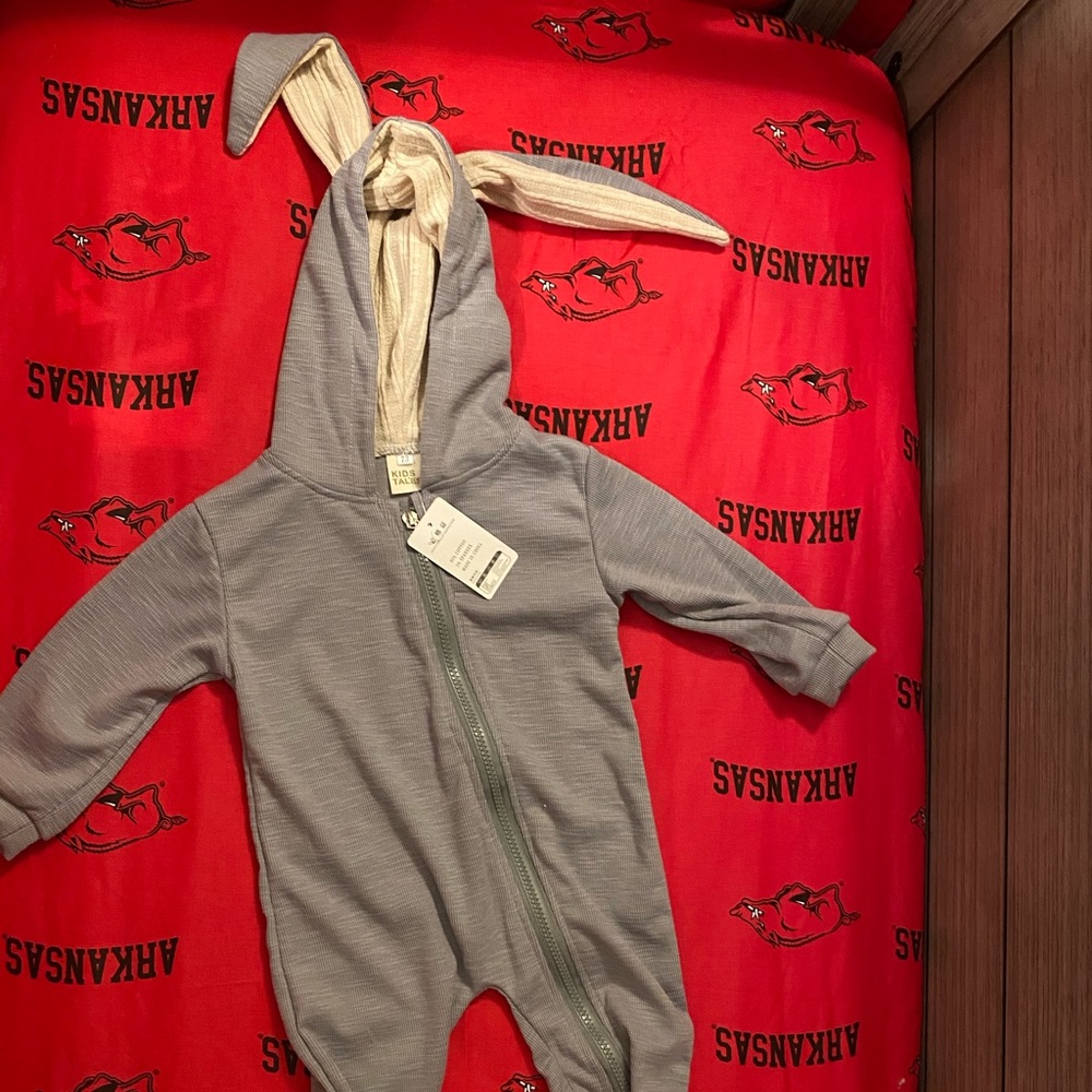 Bunny sleeper suit